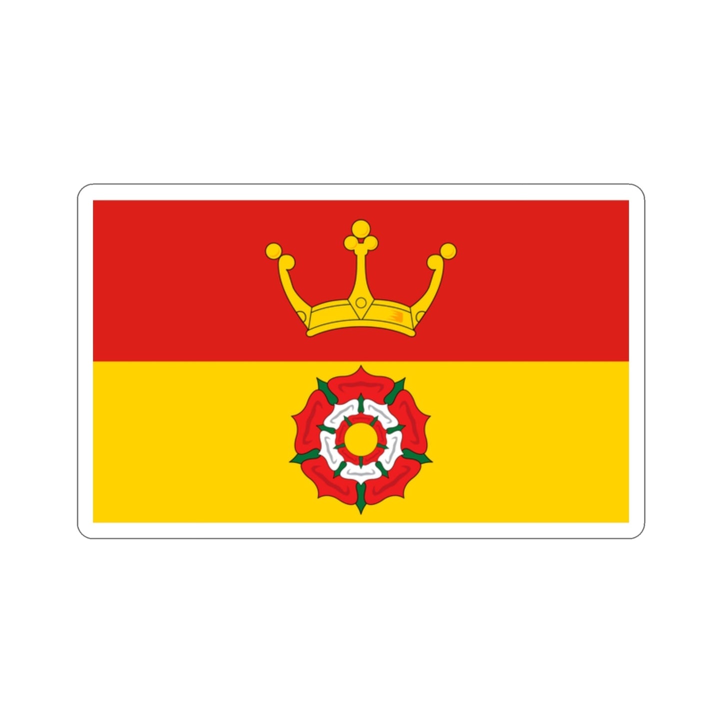 Flag of Hampshire UK STICKER Vinyl Die-Cut Decal-2 Inch-The Sticker Space