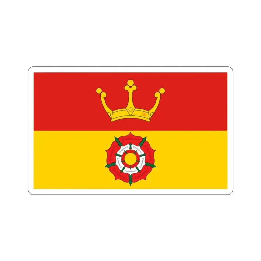 Flag of Hampshire UK STICKER Vinyl Die-Cut Decal 2 Inch - The Sticker Space