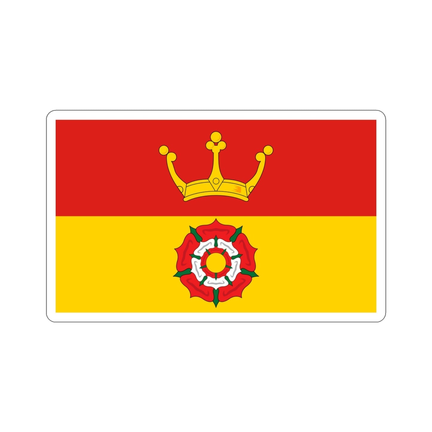 Flag of Hampshire UK STICKER Vinyl Die-Cut Decal-3 Inch-The Sticker Space