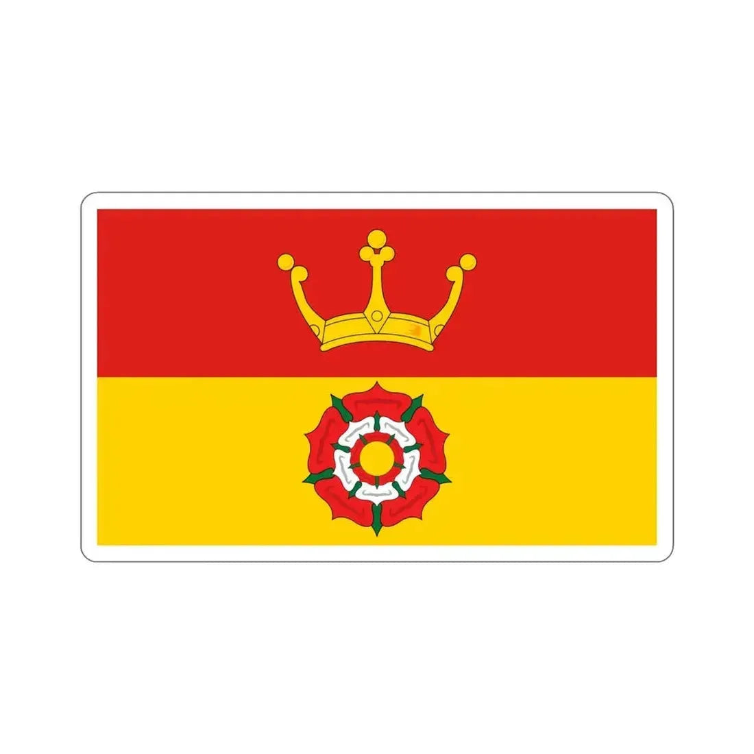 Flag of Hampshire UK STICKER Vinyl Die-Cut Decal 4 Inch - The Sticker Space