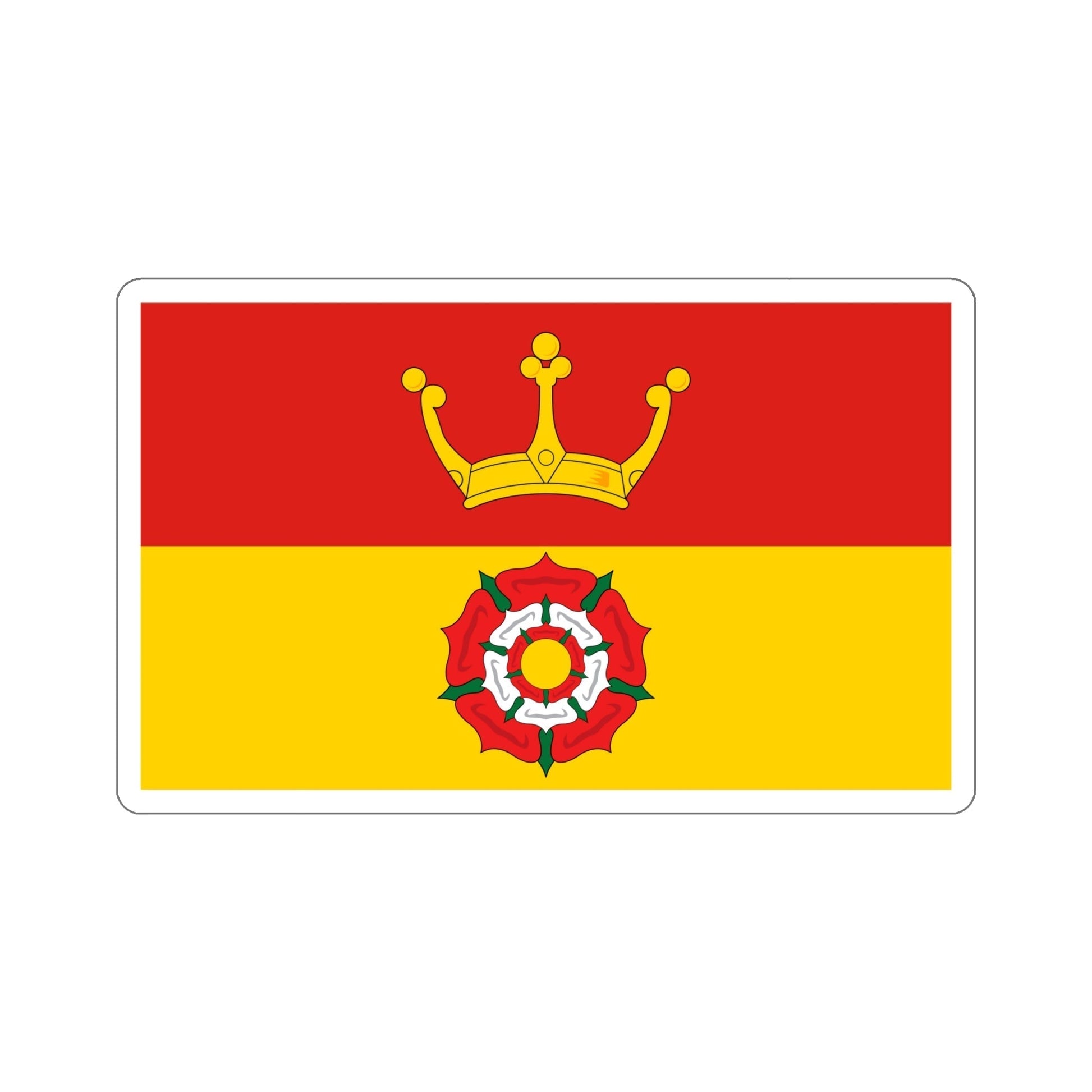 Flag of Hampshire UK STICKER Vinyl Die-Cut Decal-6 Inch-The Sticker Space