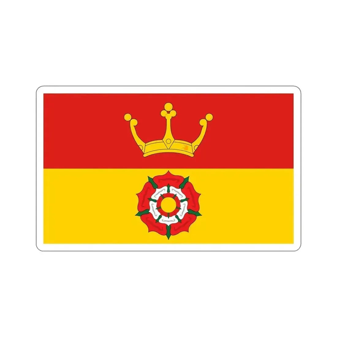 Flag of Hampshire UK STICKER Vinyl Die-Cut Decal 6 Inch - The Sticker Space
