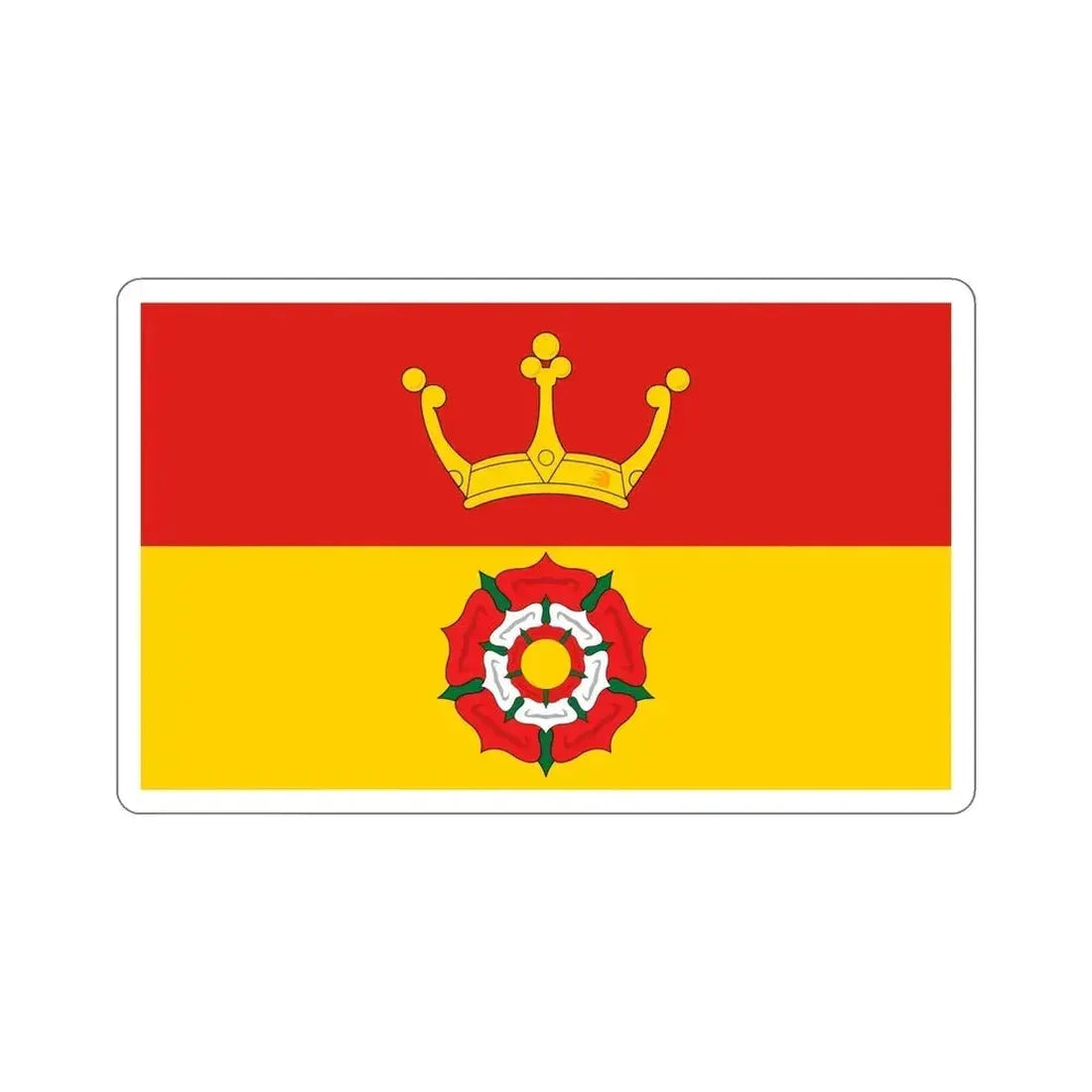 Flag of Hampshire UK STICKER Vinyl Die-Cut Decal - The Sticker Space