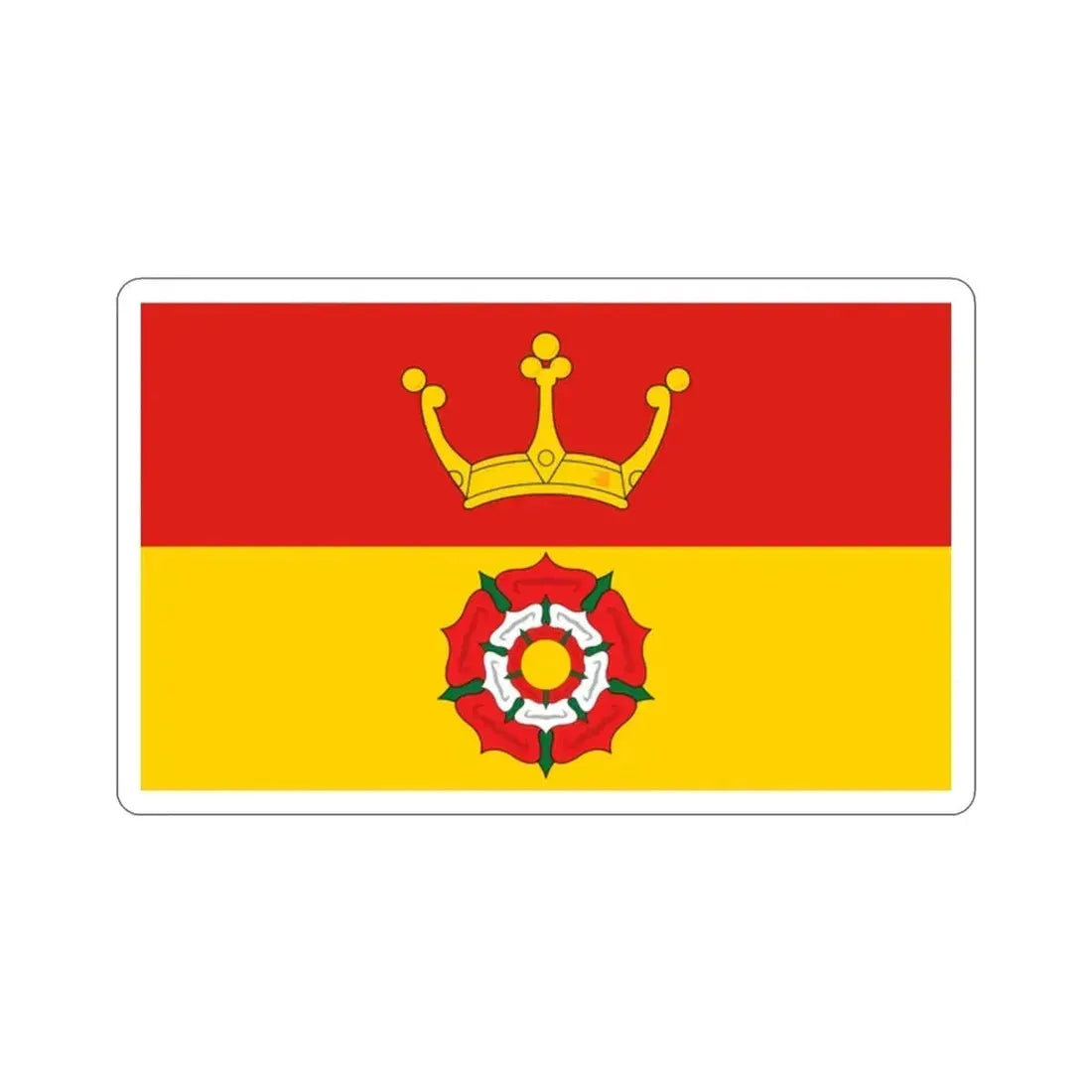 Flag of Hampshire UK STICKER Vinyl Die-Cut Decal - The Sticker Space