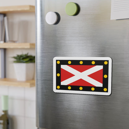 Flag of Hampton Poyle UK - Die-Cut Magnet-The Sticker Space