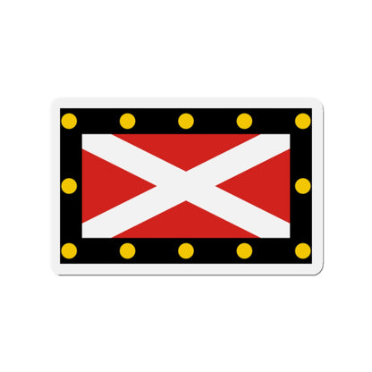 Flag of Hampton Poyle UK - Die-Cut Magnet-2" x 2"-The Sticker Space