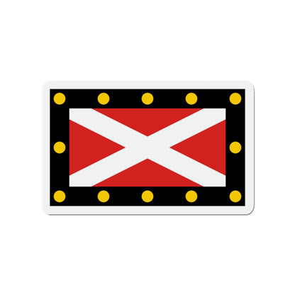 Flag of Hampton Poyle UK - Die-Cut Magnet-3" x 3"-The Sticker Space