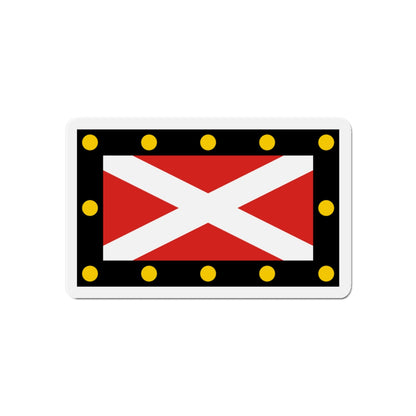 Flag of Hampton Poyle UK - Die-Cut Magnet-6 × 6"-The Sticker Space