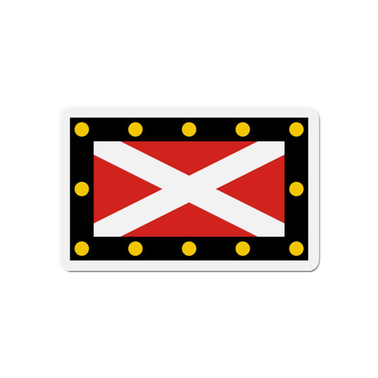 Flag of Hampton Poyle UK - Die-Cut Magnet-6 × 6"-The Sticker Space