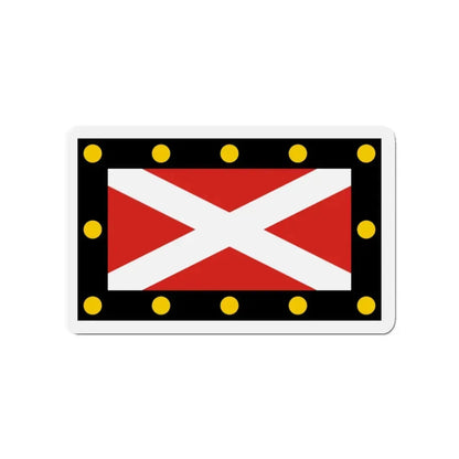Flag of Hampton Poyle UK - Refrigerator Magnet 3 Inch - The Sticker Space