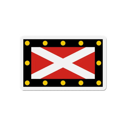 Flag of Hampton Poyle UK - Refrigerator Magnet 6 Inch - The Sticker Space