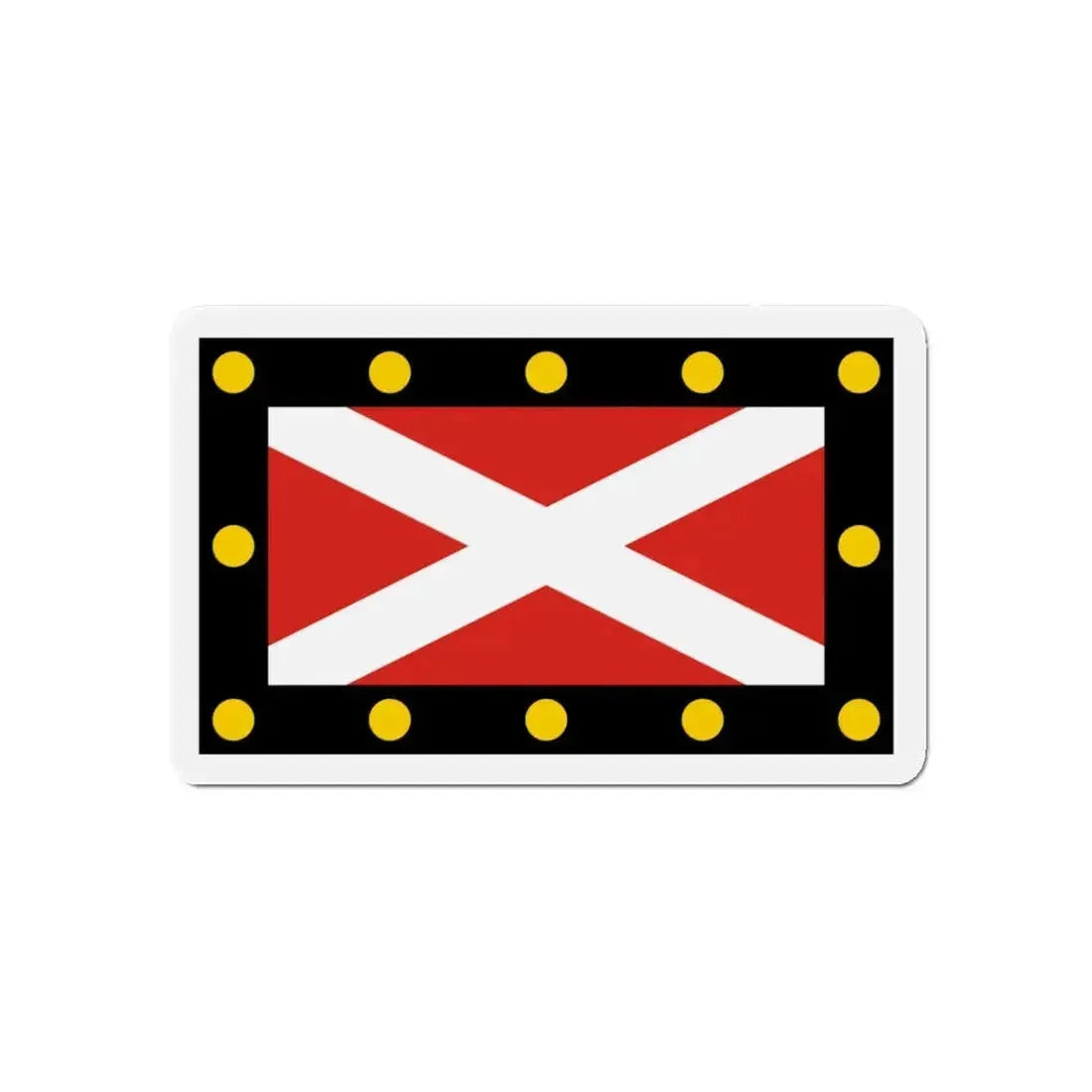 Flag of Hampton Poyle UK - Refrigerator Magnet - The Sticker Space