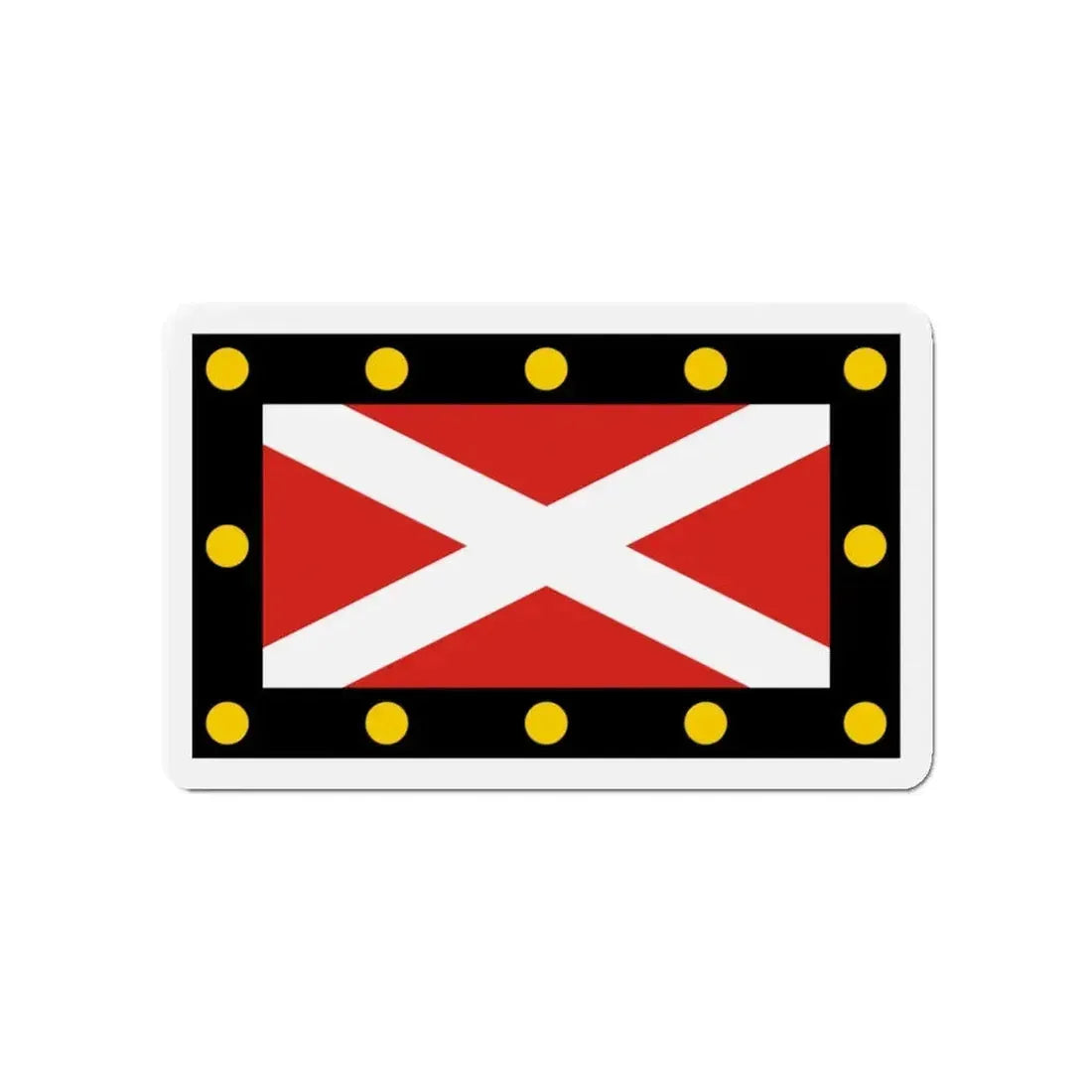 Flag of Hampton Poyle UK - Refrigerator Magnet - The Sticker Space