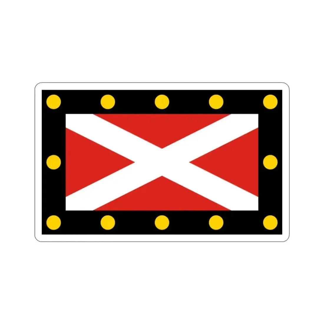 Flag of Hampton Poyle UK STICKER Vinyl Die-Cut Decal 2 Inch - The Sticker Space