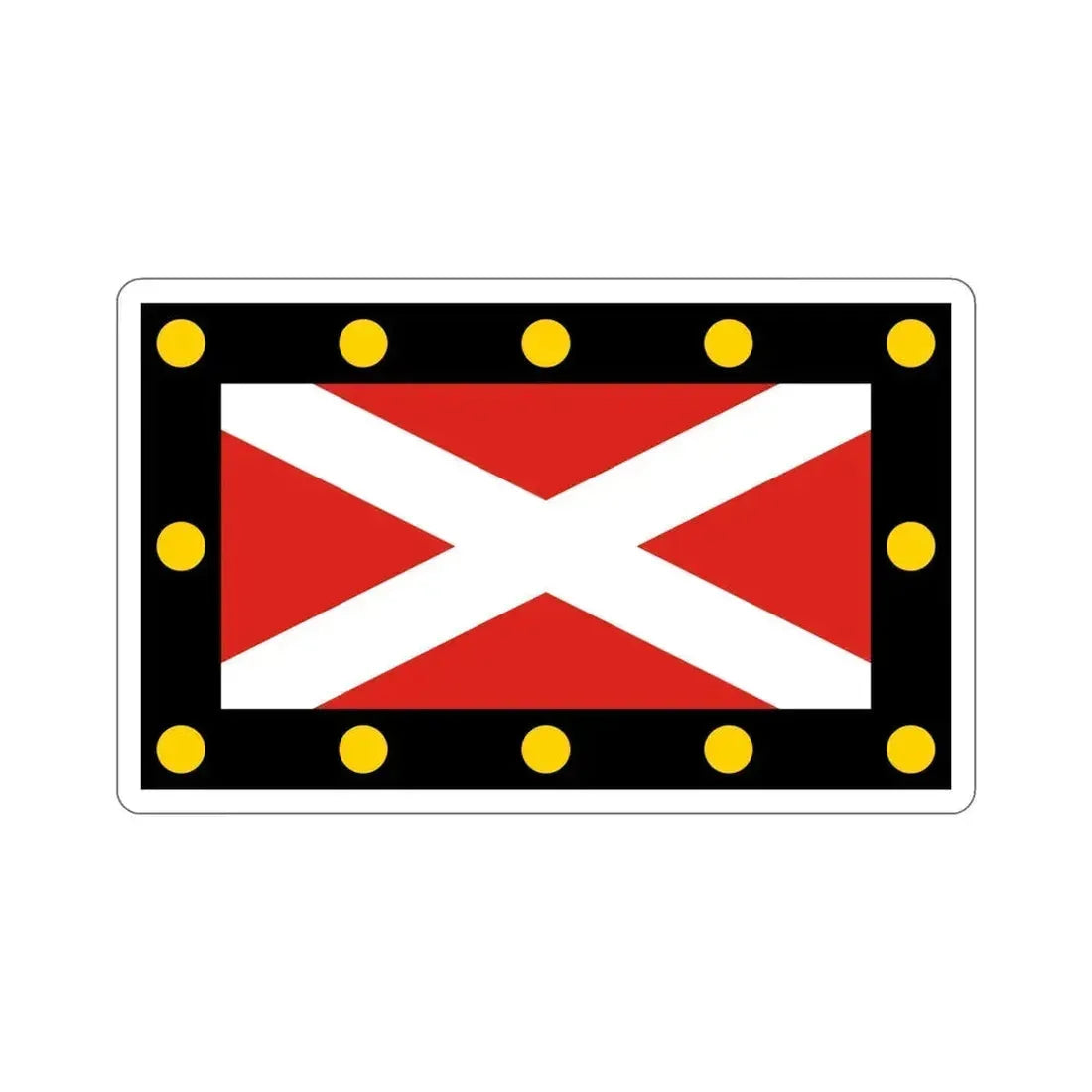 Flag of Hampton Poyle UK STICKER Vinyl Die-Cut Decal 5 Inch - The Sticker Space