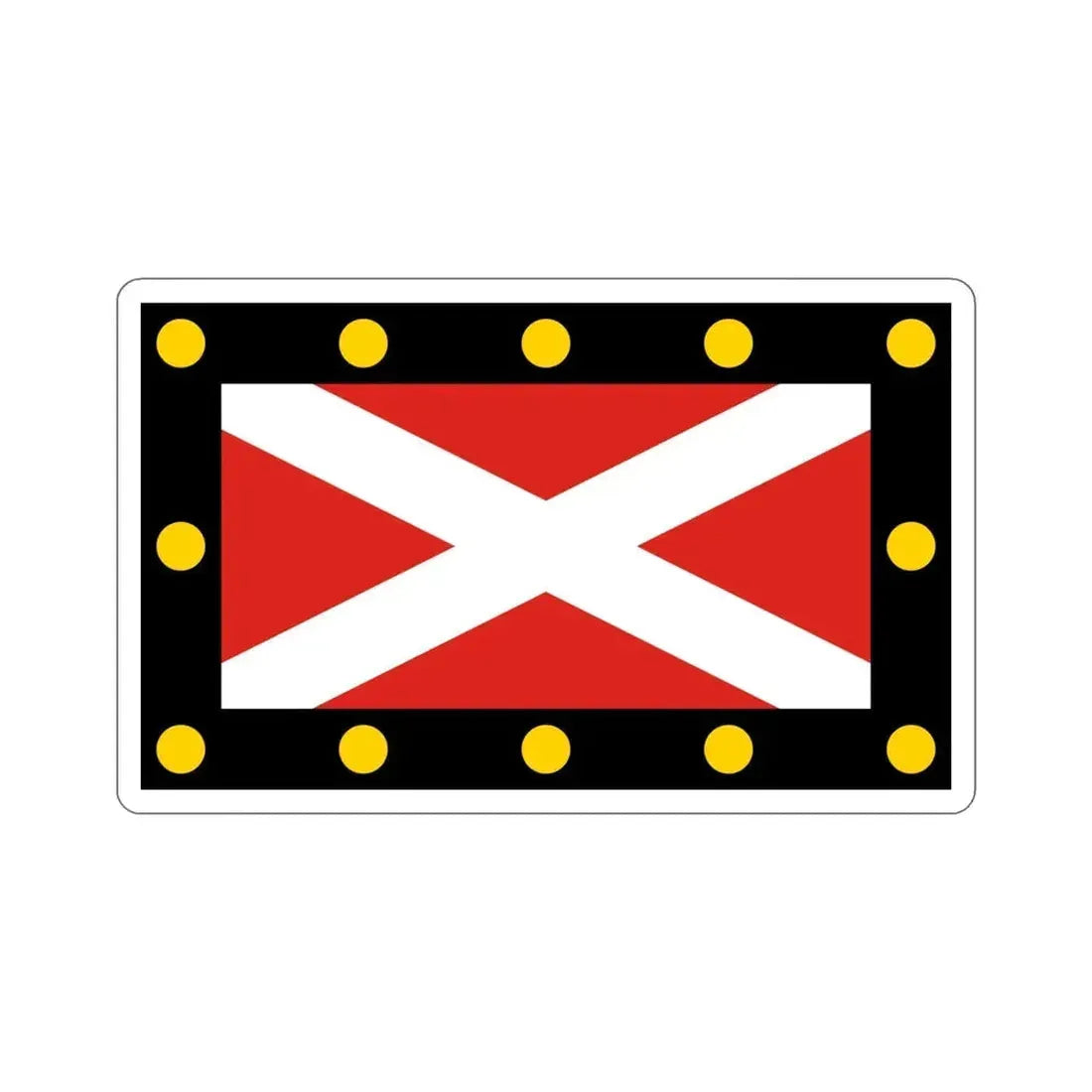 Flag of Hampton Poyle UK STICKER Vinyl Die-Cut Decal - The Sticker Space