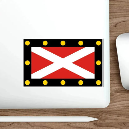 Flag of Hampton Poyle UK STICKER Vinyl Die-Cut Decal - The Sticker Space