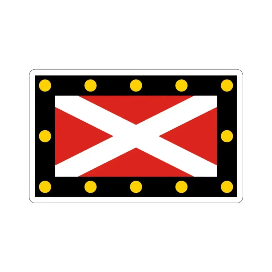 Flag of Hampton Poyle UK STICKER Vinyl Die-Cut Decal - The Sticker Space