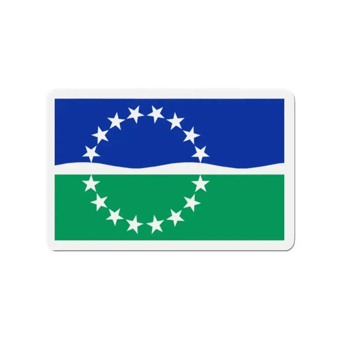 Flag of Hampton Roads Virginia - Refrigerator Magnet - The Sticker Space