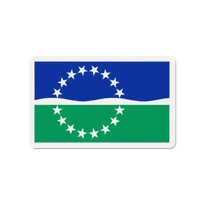 Flag of Hampton Roads Virginia - Refrigerator Magnet - The Sticker Space