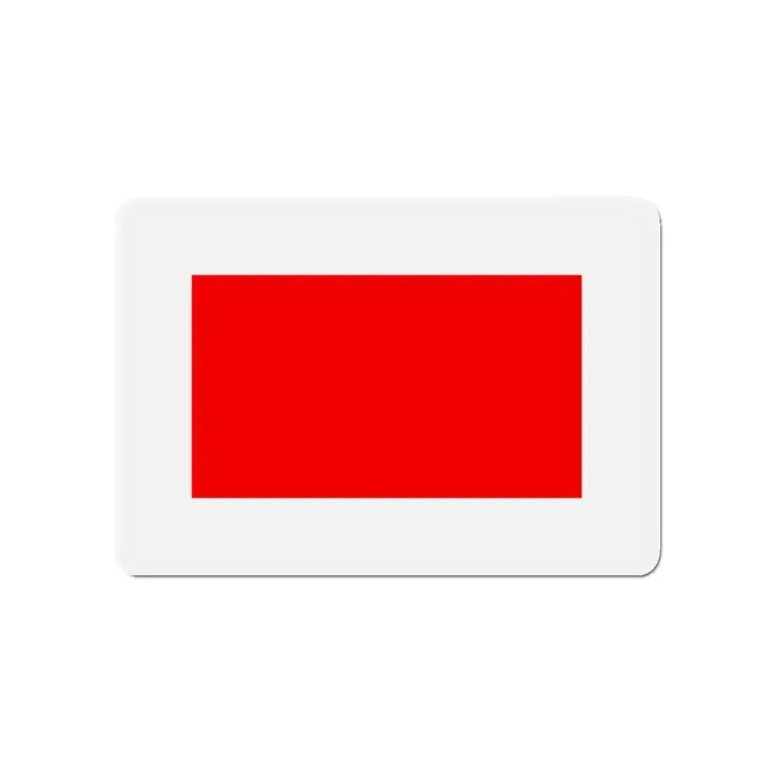 Flag of Hamrun Malta - Refrigerator Magnet 4 Inch - The Sticker Space