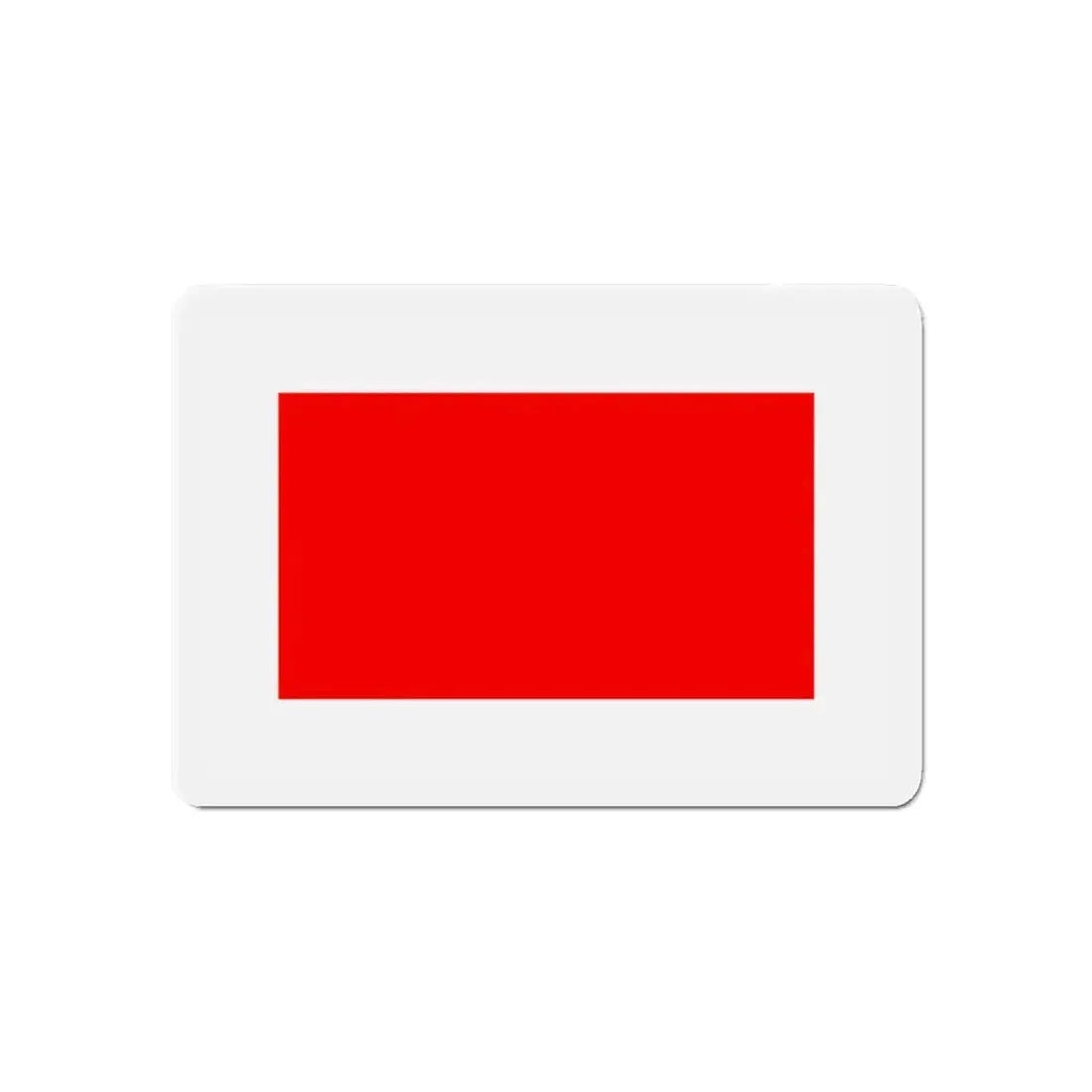 Flag of Hamrun Malta - Refrigerator Magnet 6 Inch - The Sticker Space