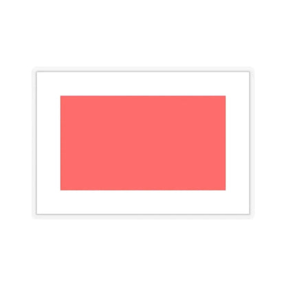 Flag of Hamrun Malta - STICKER Vinyl Kiss-Cut Decal 2 Inch Transparent - The Sticker Space