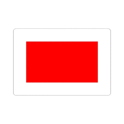 Flag of Hamrun Malta - STICKER Vinyl Kiss-Cut Decal 2 Inch White - The Sticker Space