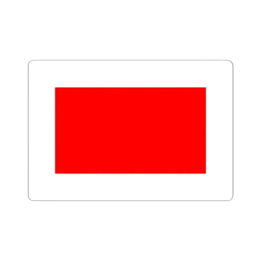 Flag of Hamrun Malta - STICKER Vinyl Kiss-Cut Decal 2 Inch White - The Sticker Space