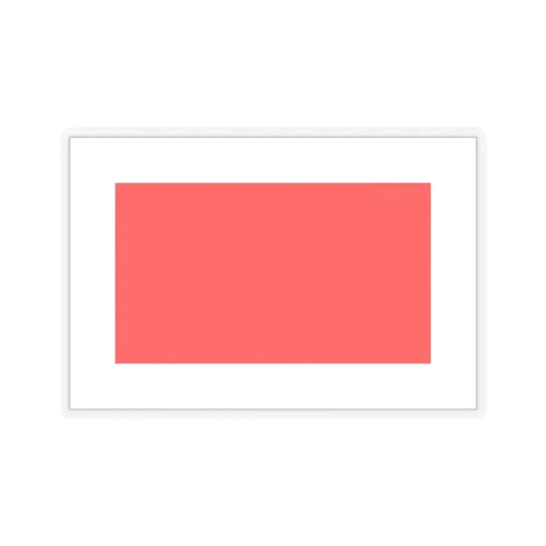 Flag of Hamrun Malta - STICKER Vinyl Kiss-Cut Decal 3 Inch Transparent - The Sticker Space