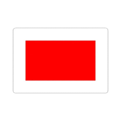 Flag of Hamrun Malta - STICKER Vinyl Kiss-Cut Decal 3 Inch White - The Sticker Space