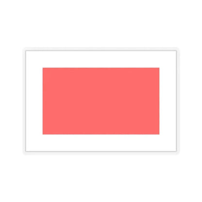 Flag of Hamrun Malta - STICKER Vinyl Kiss-Cut Decal 4 Inch Transparent - The Sticker Space