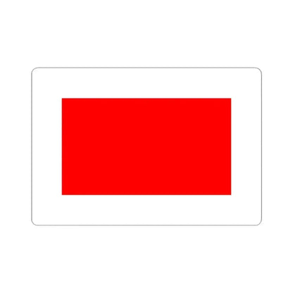 Flag of Hamrun Malta - STICKER Vinyl Kiss-Cut Decal 4 Inch White - The Sticker Space