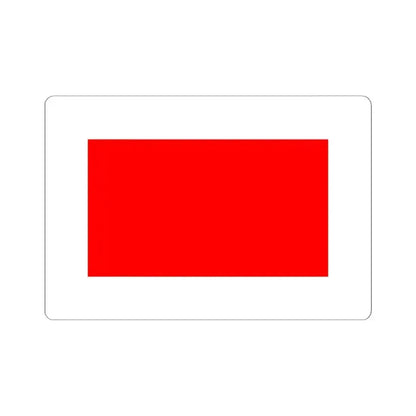 Flag of Hamrun Malta - STICKER Vinyl Kiss-Cut Decal 6 Inch White - The Sticker Space