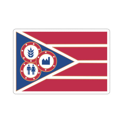 Flag of Hancock County Ohio STICKER Vinyl Die-Cut Decal-3 Inch-The Sticker Space