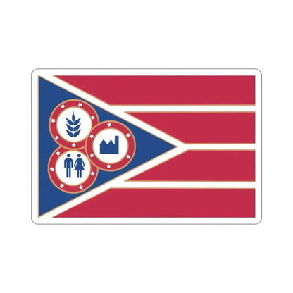 Flag of Hancock County Ohio STICKER Vinyl Die-Cut Decal - The Sticker Space