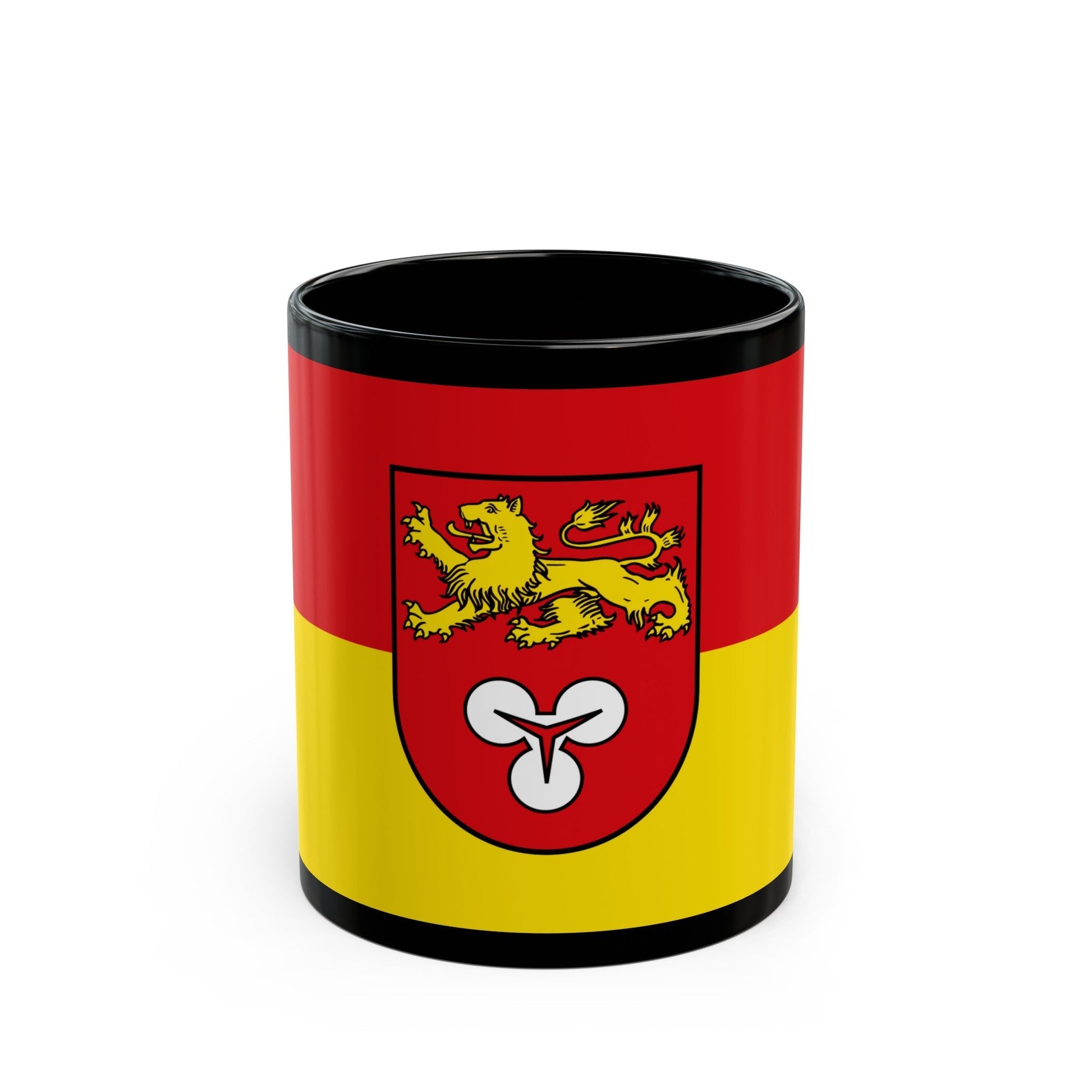 Flag of Hannover Germany - Black Coffee Mug-11oz-The Sticker Space