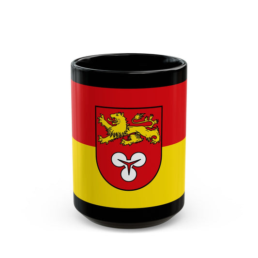 Flag of Hannover Germany - Black Coffee Mug-15oz-The Sticker Space