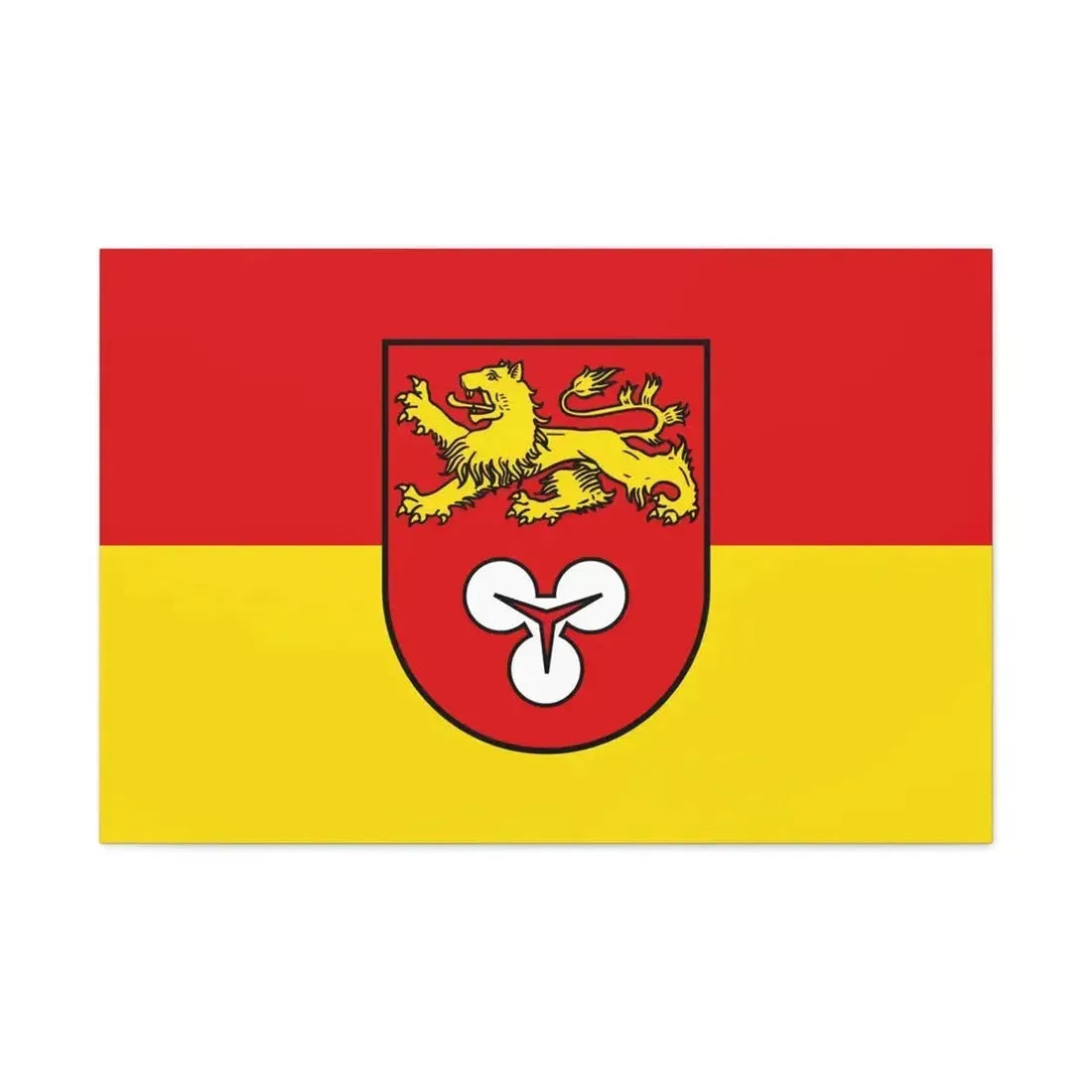 Flag of Hannover Germany - Canvas Wall Art - The Sticker Space