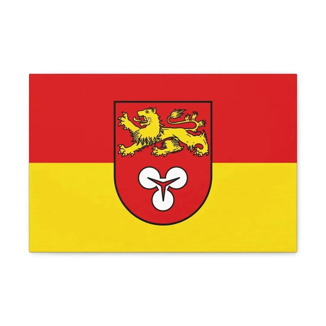 Flag of Hannover Germany - Canvas Wall Art - The Sticker Space