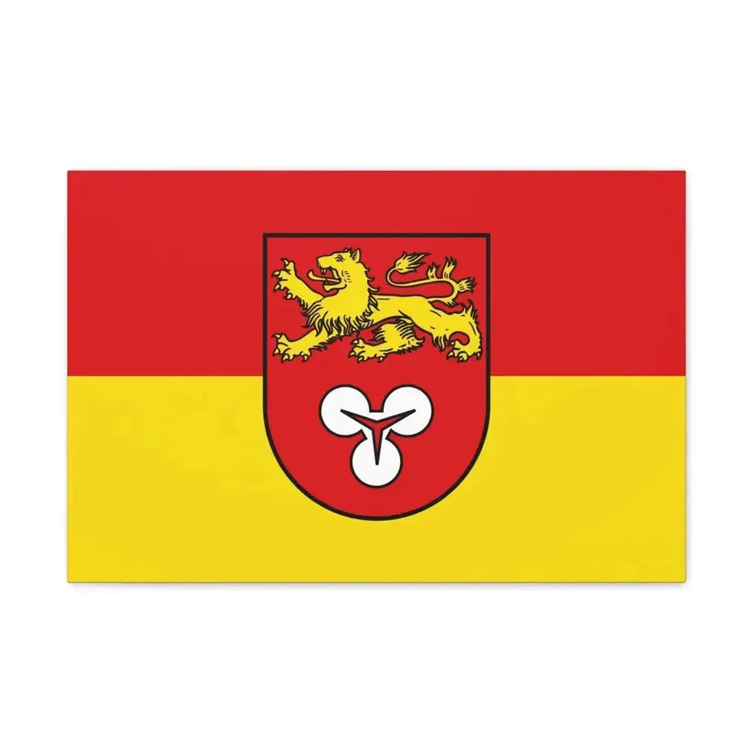 Flag of Hannover Germany - Canvas Wall Art - The Sticker Space
