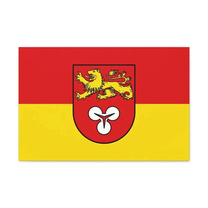 Flag of Hannover Germany - Canvas Wall Art - The Sticker Space