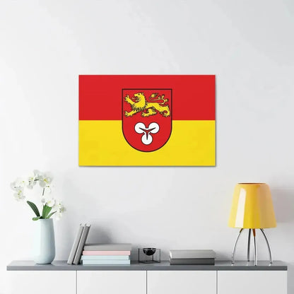 Flag of Hannover Germany - Canvas Wall Art - The Sticker Space