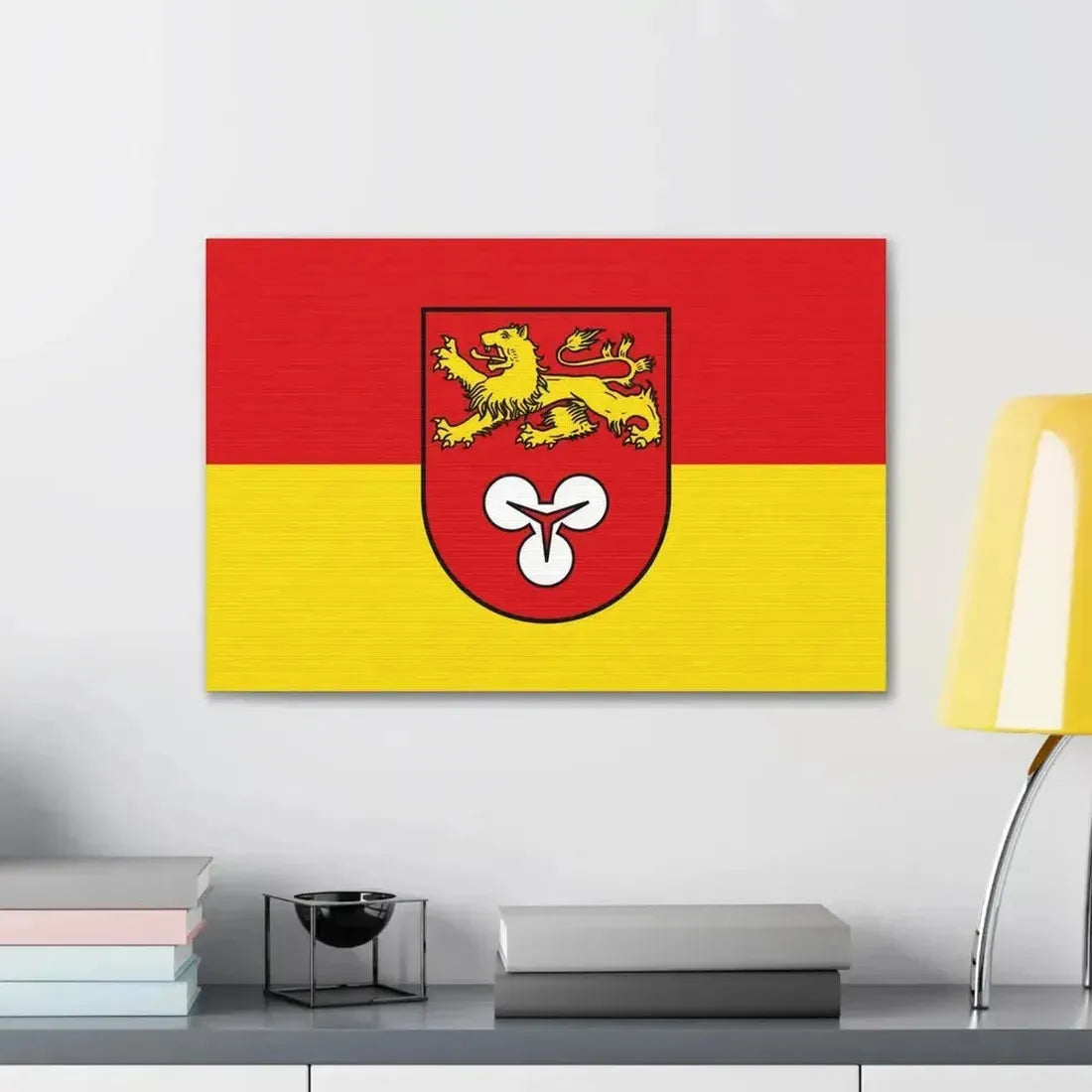 Flag of Hannover Germany - Canvas Wall Art - The Sticker Space