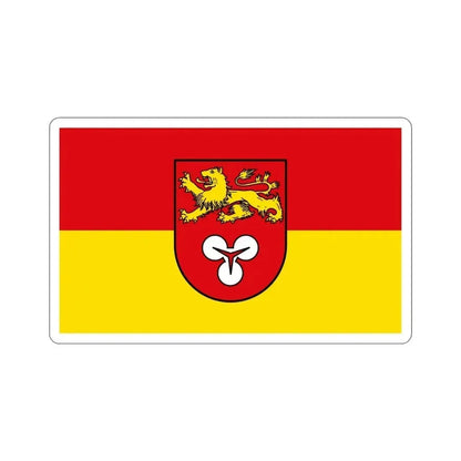 Flag of Hannover Germany STICKER Vinyl Die-Cut Decal 3 Inch - The Sticker Space