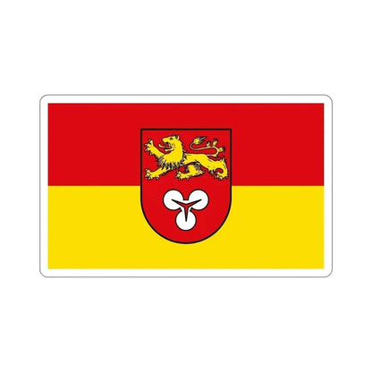 Flag of Hannover Germany STICKER Vinyl Die-Cut Decal 5 Inch - The Sticker Space