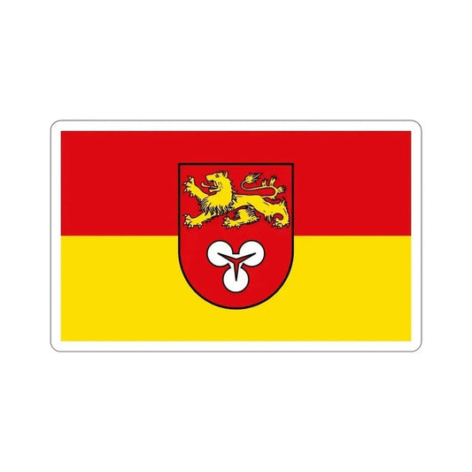 Flag of Hannover Germany STICKER Vinyl Die-Cut Decal 6 Inch - The Sticker Space