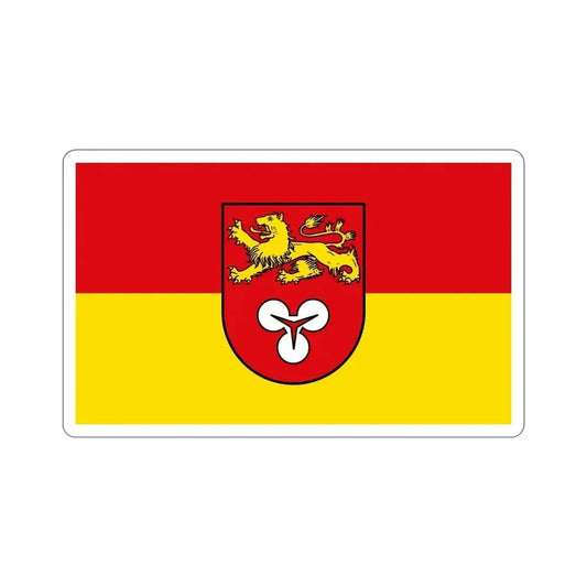 Flag of Hannover Germany STICKER Vinyl Die-Cut Decal 6 Inch - The Sticker Space
