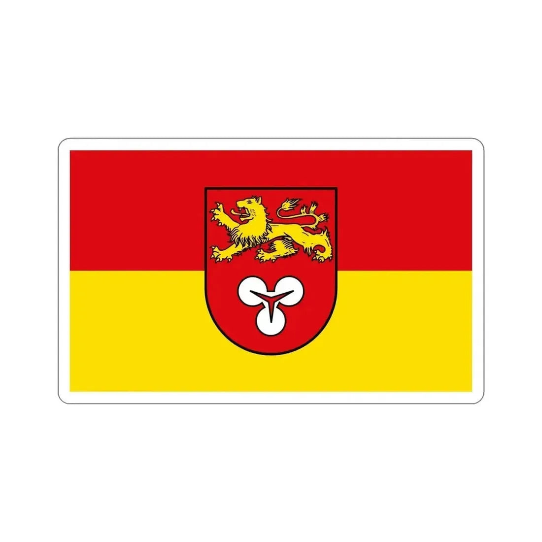 Flag of Hannover Germany STICKER Vinyl Die-Cut Decal - The Sticker Space