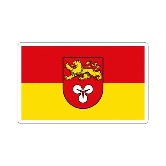 Flag of Hannover Germany - STICKER Vinyl Kiss-Cut Decal 2 Inch White - The Sticker Space
